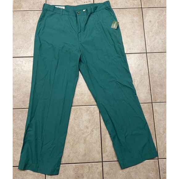 Vintage Orvis Pants Mens 38X30 Green Lightweight Nextec Windproof Fishing Hiking - Picture 1 of 10
